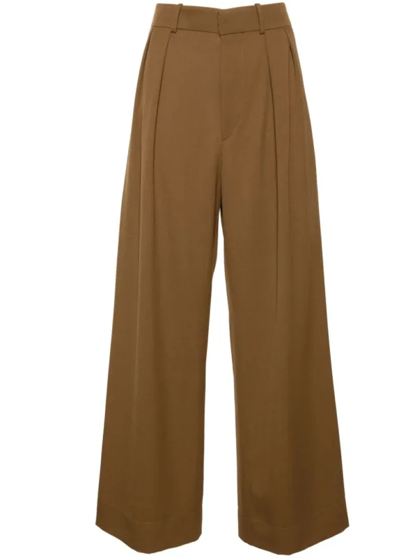 LOW-RISE WOOL TROUSERS sold by Lord & Taylor