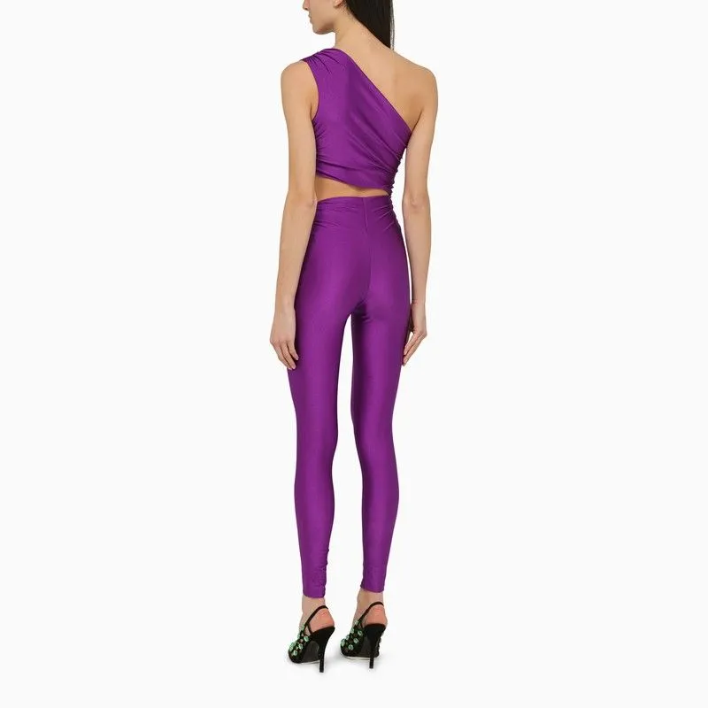 PURPLE SYMMETRICAL CLOSE-FITTING JUMPSUIT sold by Lord & Taylor product image thumbnail 3