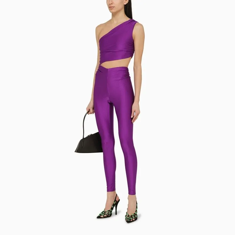 PURPLE SYMMETRICAL CLOSE-FITTING JUMPSUIT sold by Lord & Taylor product image thumbnail 2