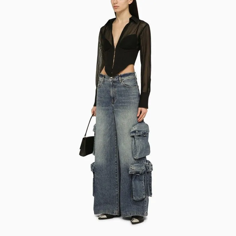JEANS BAGGY CARGO IN DENIM BLUE sold by Lord & Taylor product image thumbnail 2