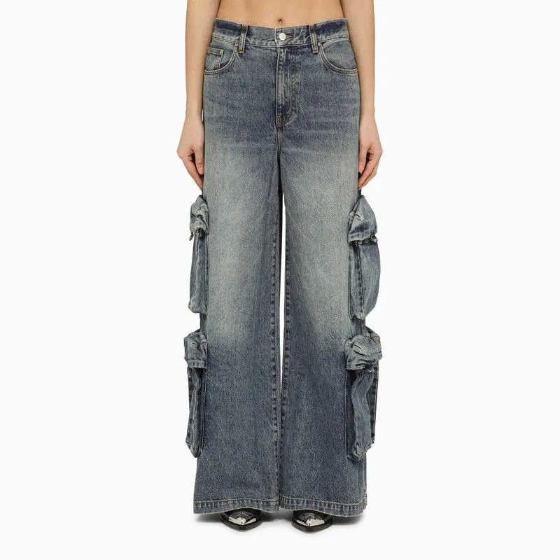 JEANS BAGGY CARGO IN DENIM BLUE sold by Lord & Taylor
