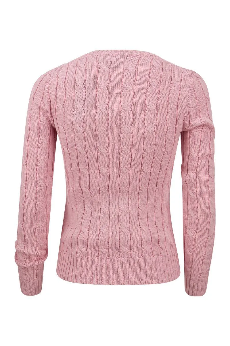 SLIM-FIT CABLE KNIT sold by Lord & Taylor product image thumbnail 2