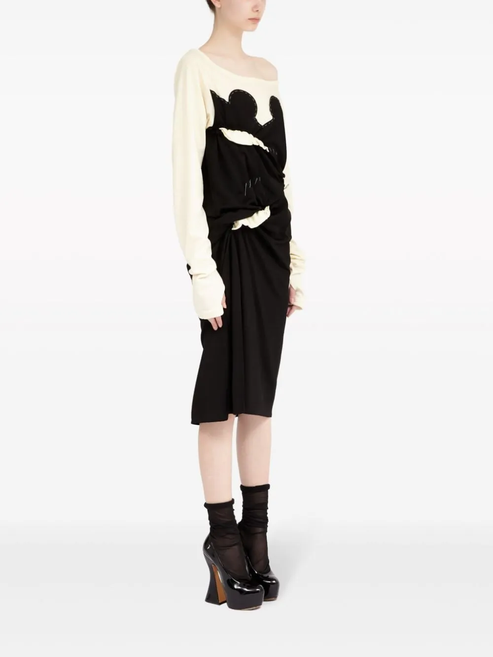 COTTON BLEND MIDI DRESS sold by Lord & Taylor product image thumbnail 5