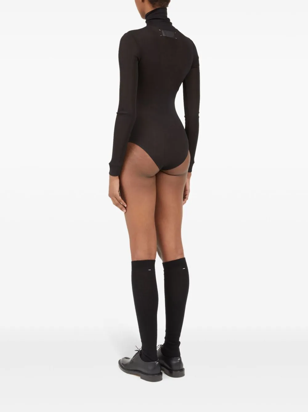 HIGH NECK BODYSUIT WITH LONG SLEEVES sold by Lord & Taylor product image thumbnail 5