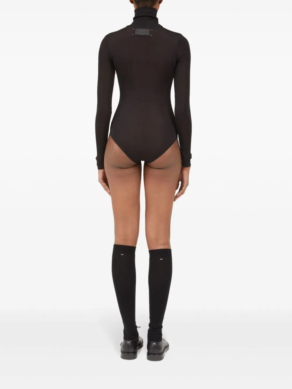 HIGH NECK BODYSUIT WITH LONG SLEEVES sold by Lord & Taylor product image thumbnail 4