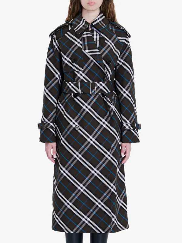 LONG TRENCH COAT IN COTTON BLEND sold by Lord & Taylor