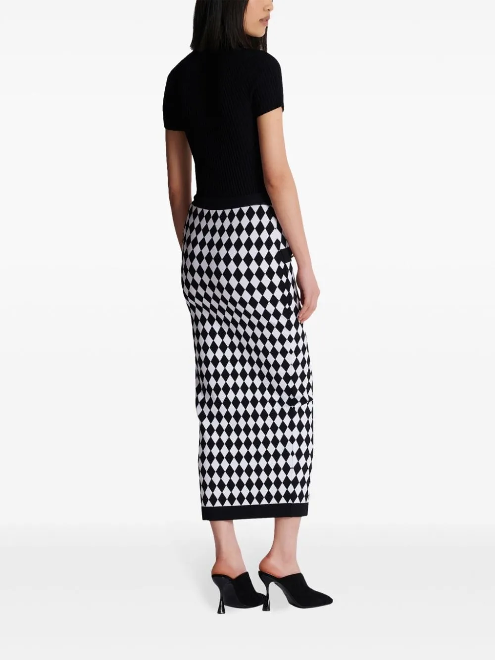 BUTTONED MIDI SKIRT sold by Lord & Taylor product image thumbnail 3