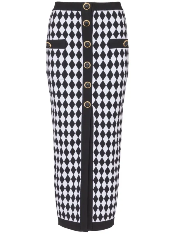 BUTTONED MIDI SKIRT sold by Lord & Taylor