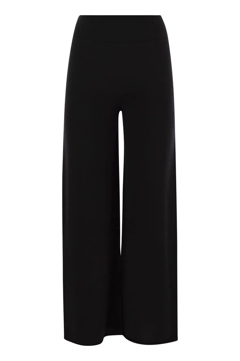 CASHMERE WIDE-LEG TROUSERS sold by Lord & Taylor