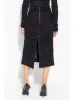 BLACK TWEED MIDI SKIRT sold by Lord & Taylor
