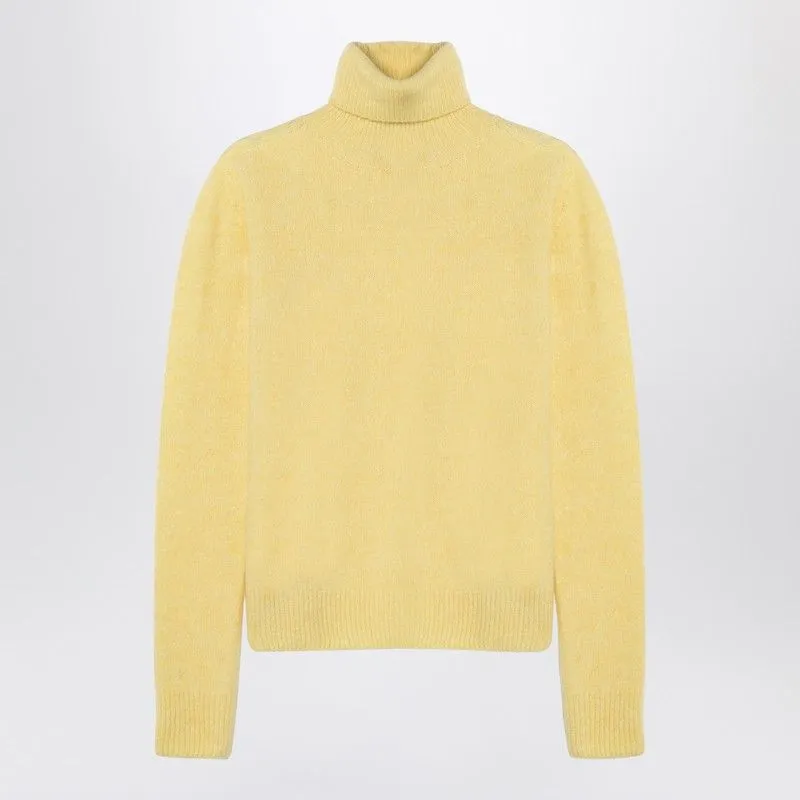 YELLOW CASHMERE-BLEND TURTLENECK SWEATER sold by Lord & Taylor