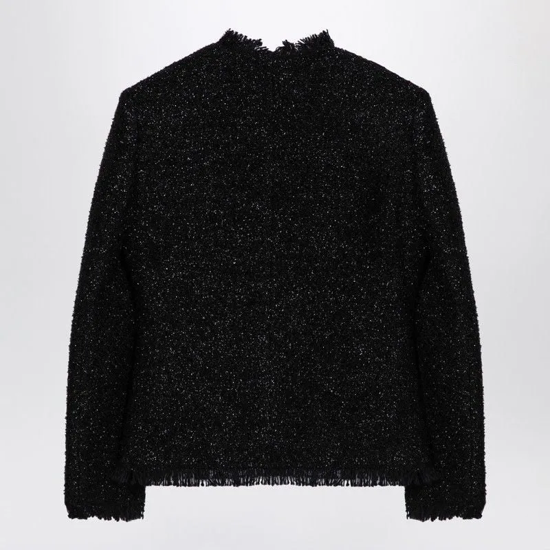 BLACK TWEED AND LUREX JACKET sold by Lord & Taylor product image thumbnail 2