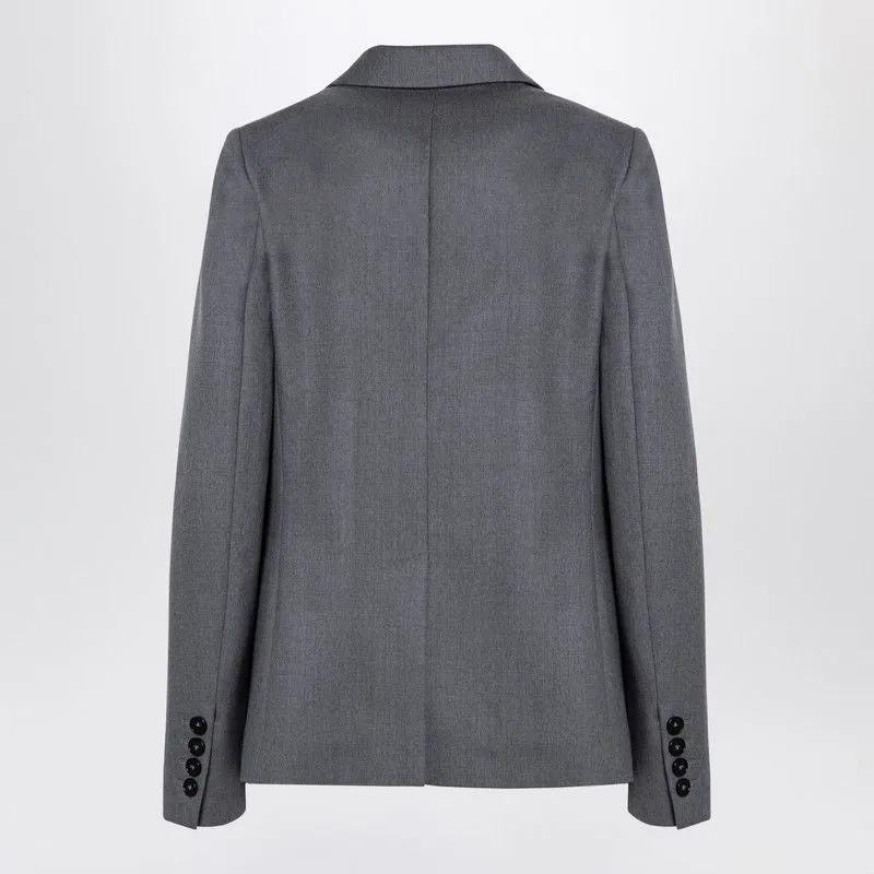 GREY SINGLE-BREASTED JACKET IN WOOL sold by Lord & Taylor product image thumbnail 2