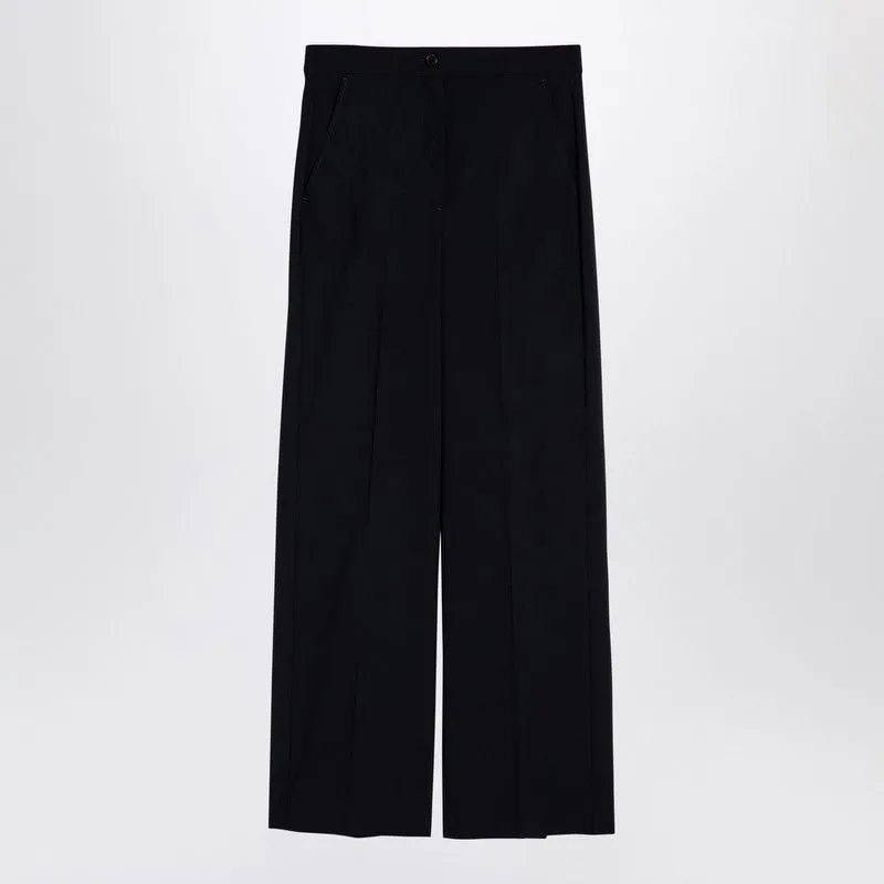 NAVY BLUE WOOL-BLEND TROUSERS sold by Lord & Taylor