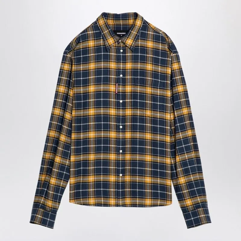 BLUE/YELLOW CHEQUERED SHIRT sold by Lord & Taylor