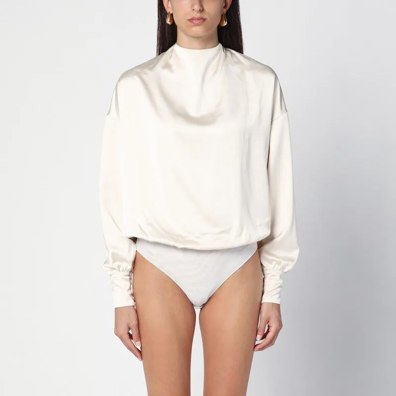 SYLVIA MILK-WHITE BODYSUIT sold by Lord & Taylor