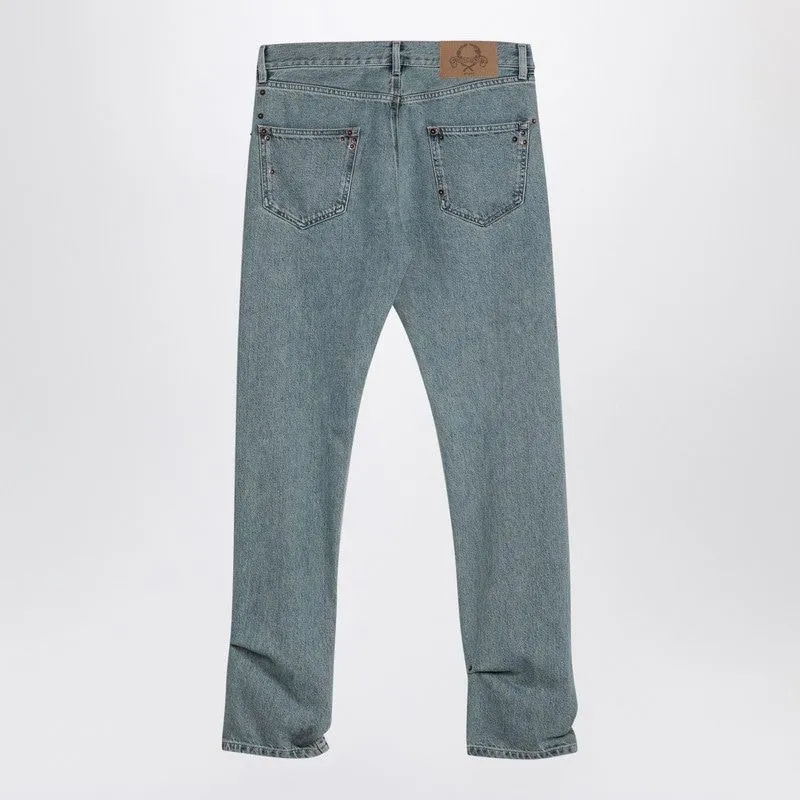 LIGHT BLUE DENIM JEANS WITH RIVETS sold by Lord & Taylor product image thumbnail 2