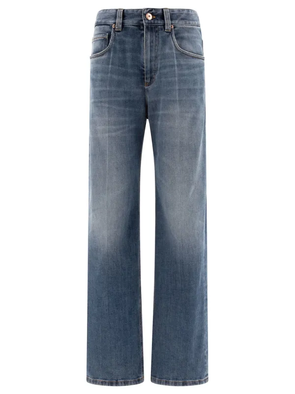 JEANS WITH SHINY TAB sold by Lord & Taylor