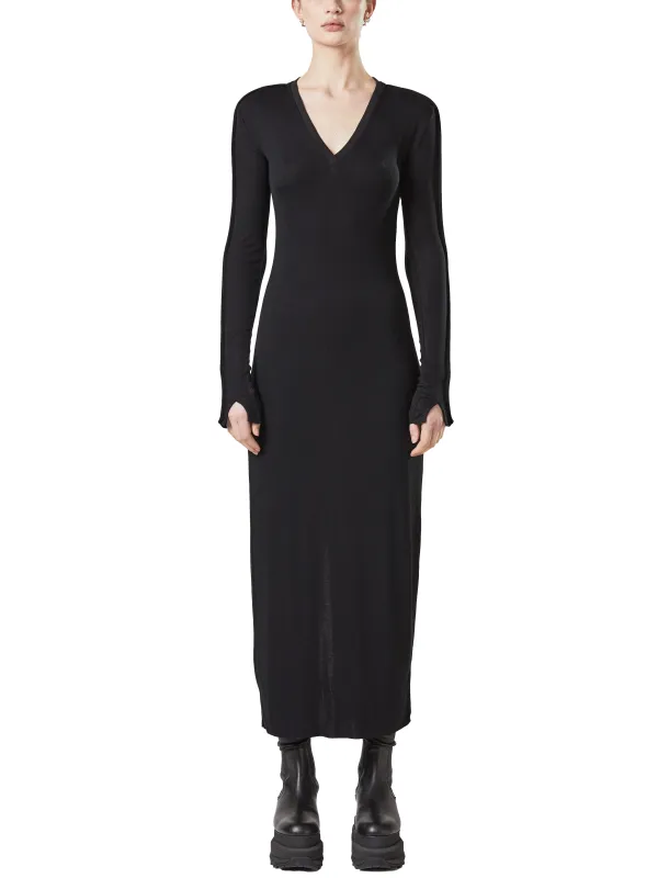 VISCOSE V-NECK DRESS sold by Lord & Taylor