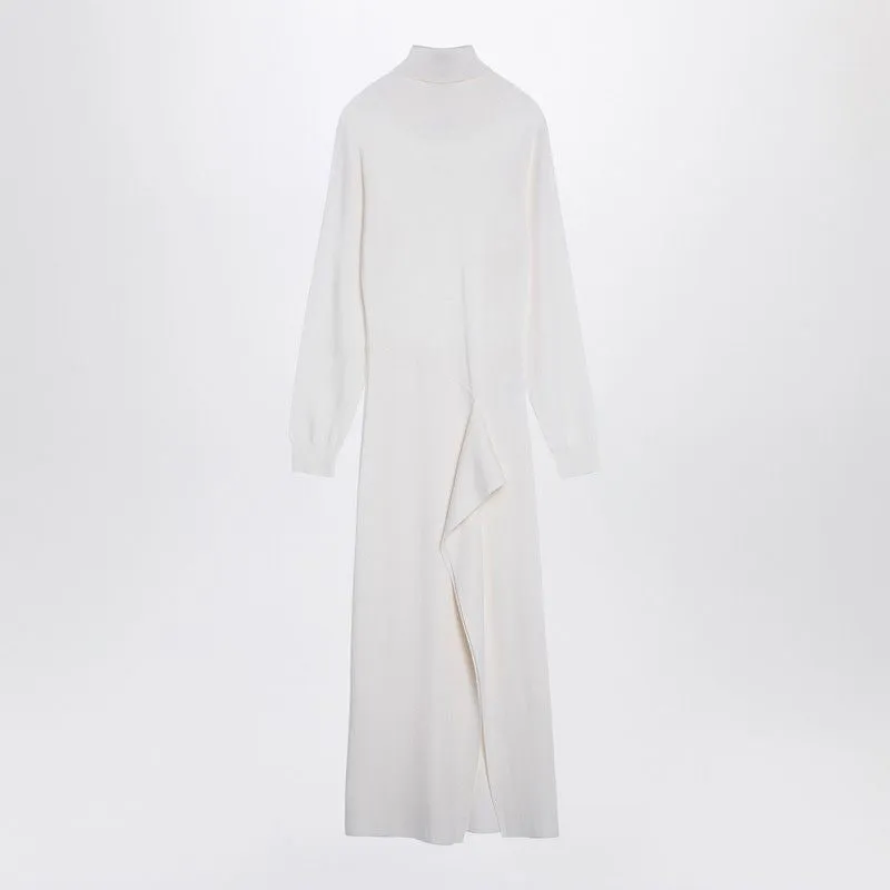 CREAM-COLOURED TURTLENECK DRESS IN WOOL BLEND sold by Lord & Taylor