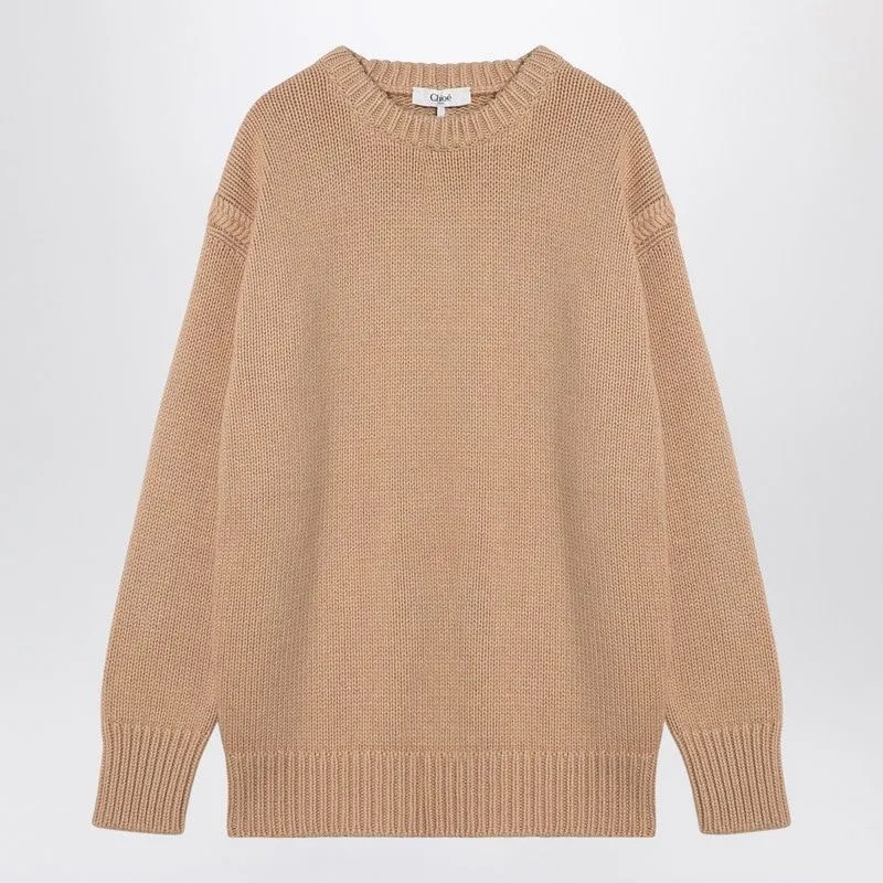 NUDE CASHMERE AND COTTON OVERSIZE JUMPER sold by Lord & Taylor