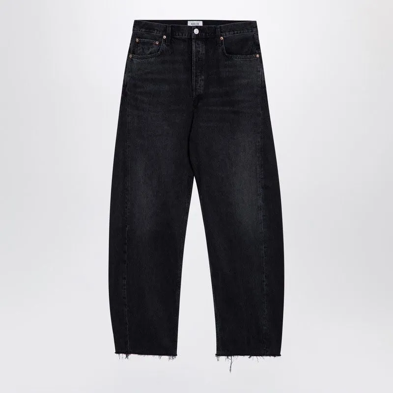 BLACK LUNA JEANS IN ORGANIC DENIM made by Agolde