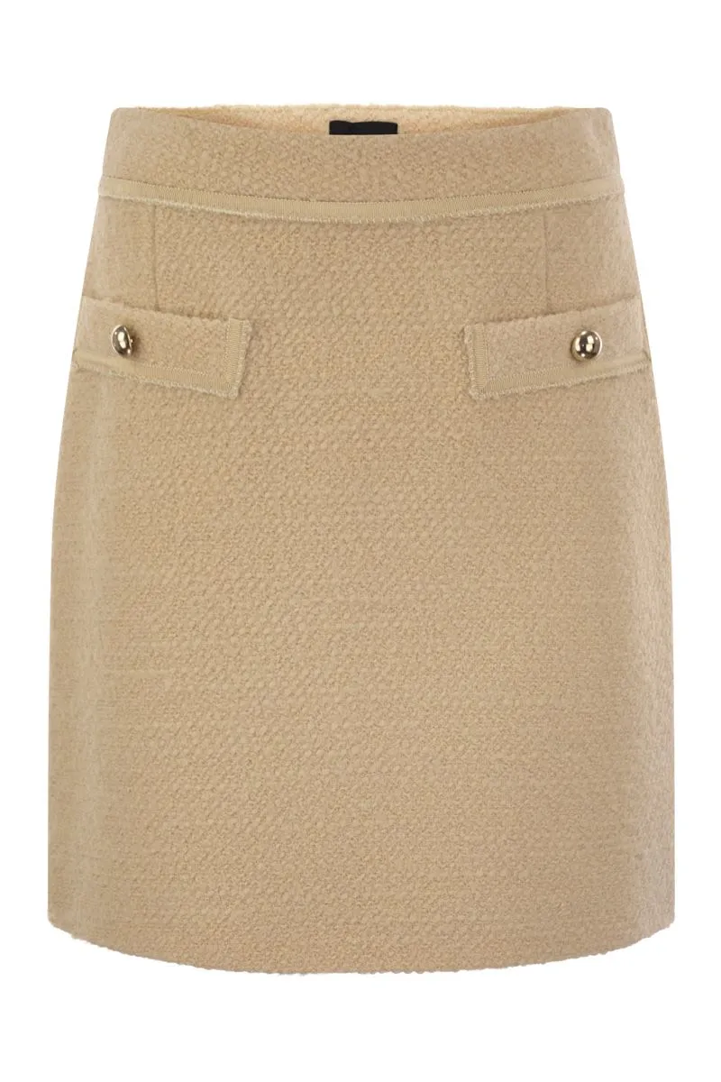 WOOL SHORT SKIRT sold by Lord & Taylor