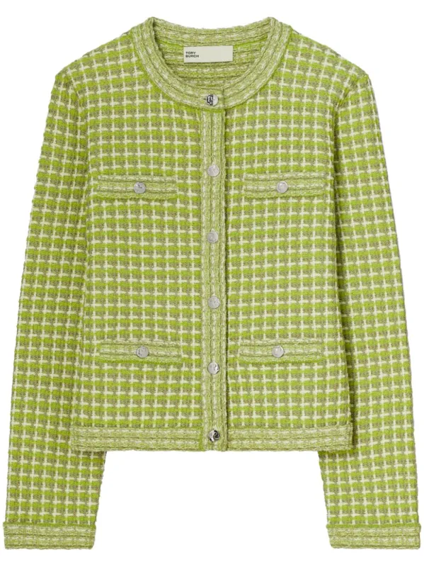 KENDRA JACQUARD KNIT CARDIGAN sold by Lord & Taylor