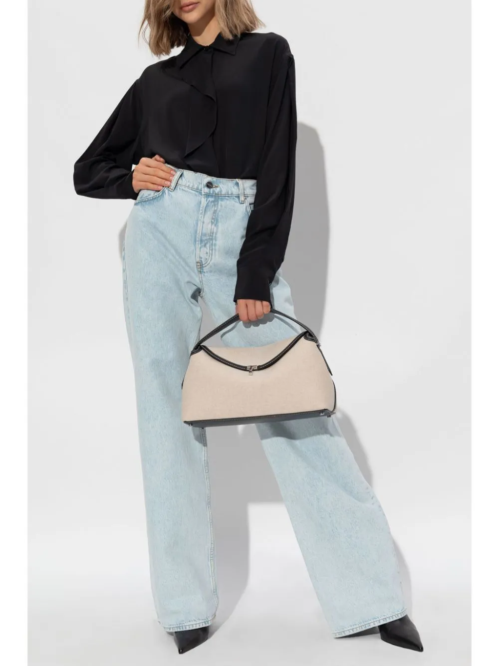 RUFFLED SILK BLOUSE sold by Lord & Taylor product image thumbnail 4