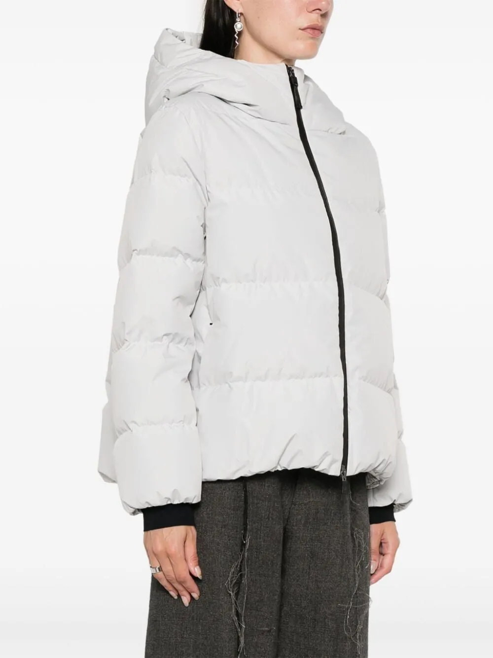 HOODED PUFFER JACKET sold by Lord & Taylor product image thumbnail 4