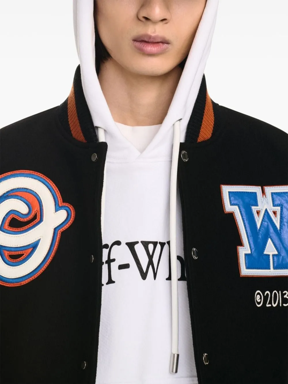 WIZ LEA WOOL VARSITY JACKET sold by Lord & Taylor product image thumbnail 5