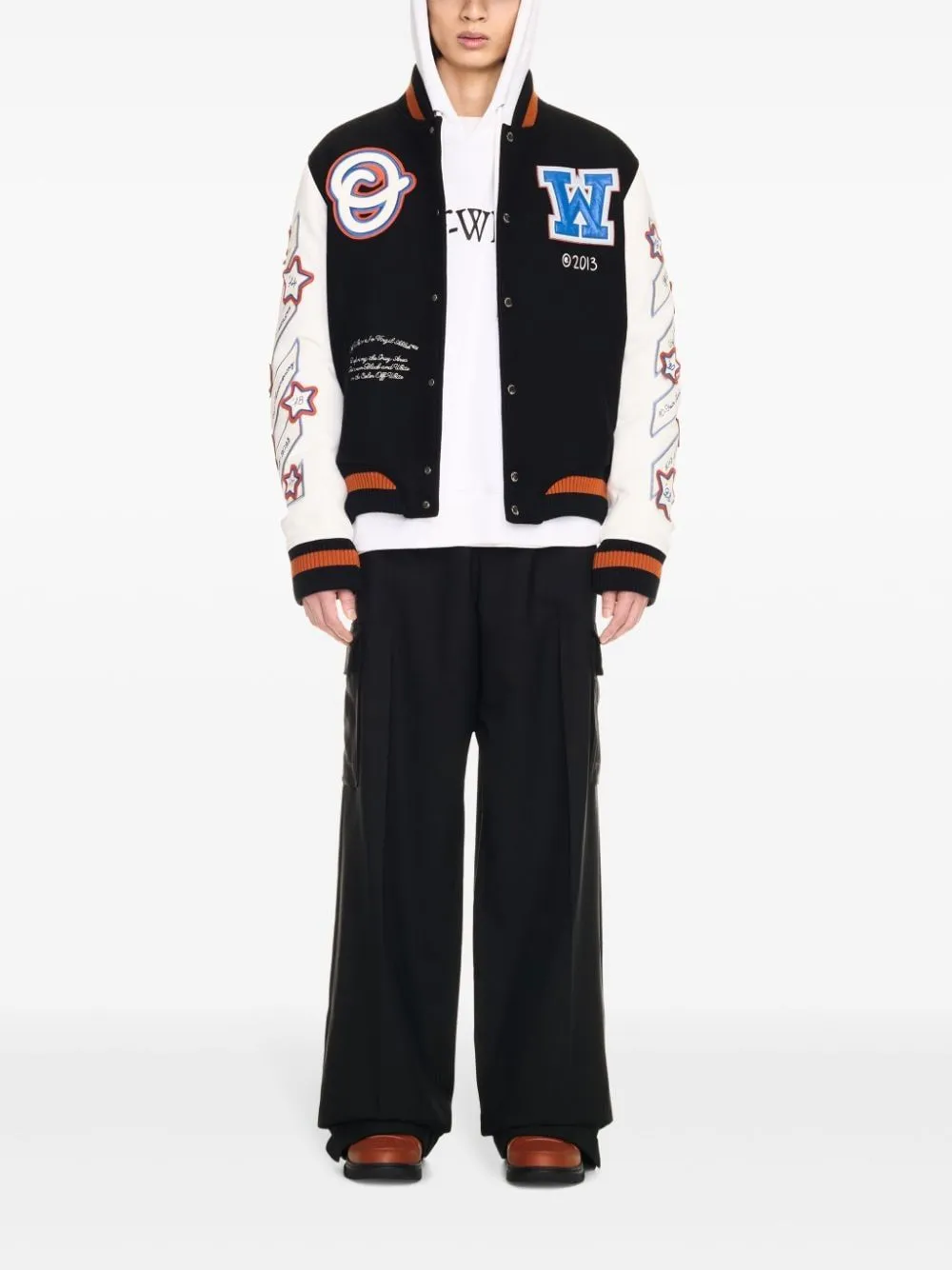 WIZ LEA WOOL VARSITY JACKET sold by Lord & Taylor product image thumbnail 2