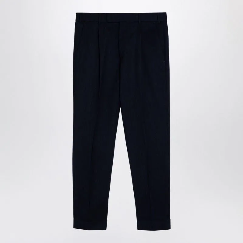 REBEL NAVY VIRGIN WOOL TROUSERS sold by Lord & Taylor