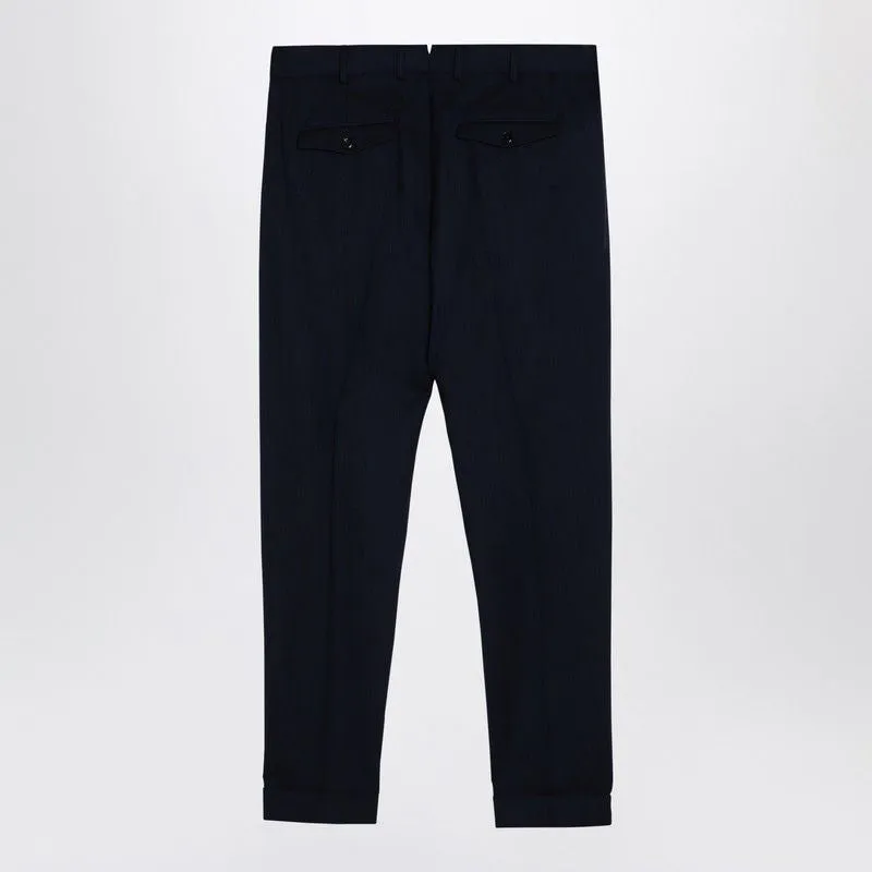 REBEL NAVY VIRGIN WOOL TROUSERS sold by Lord & Taylor product image thumbnail 2