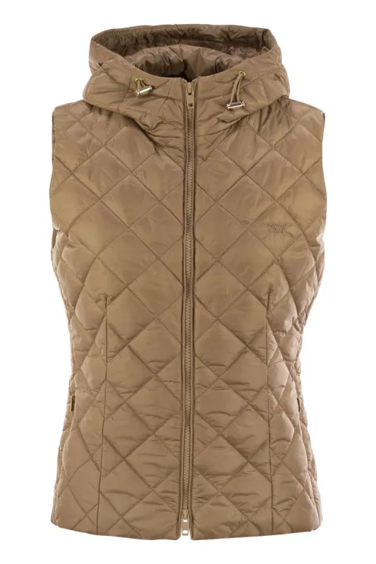 QUILTED NYLON WAISTCOAT sold by Lord & Taylor