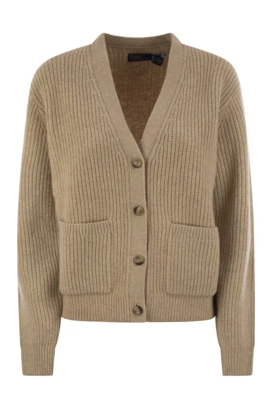 CASHMERE V-NECK CARDIGAN sold by Lord & Taylor