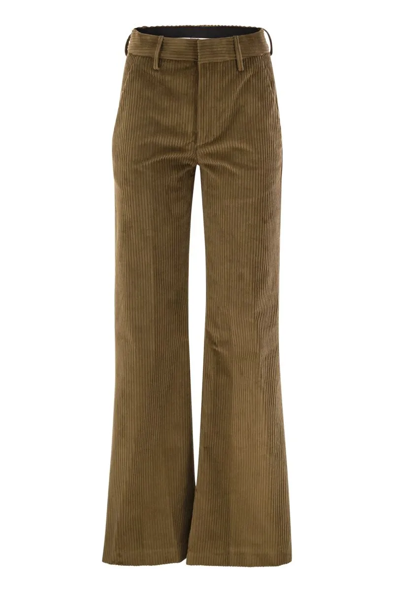 JANICE - WIDE CORDUROY TROUSERS sold by Lord & Taylor