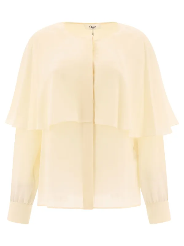 SILK GEORGETTE BLOUSE sold by Lord & Taylor