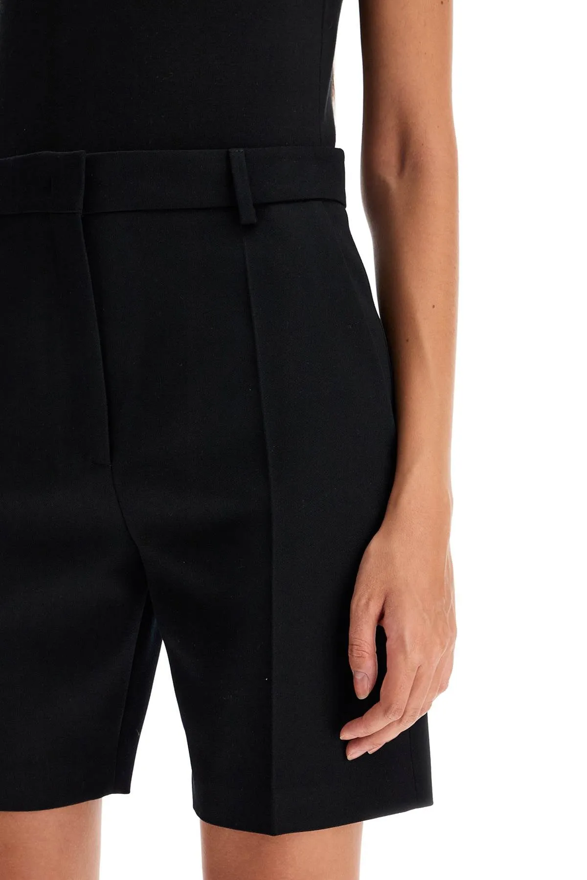 BLACK WOOL BERMUDA SHORTS sold by Lord & Taylor product image thumbnail 4