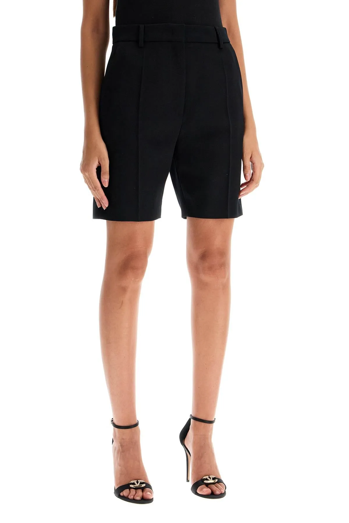 BLACK WOOL BERMUDA SHORTS sold by Lord & Taylor product image thumbnail 2