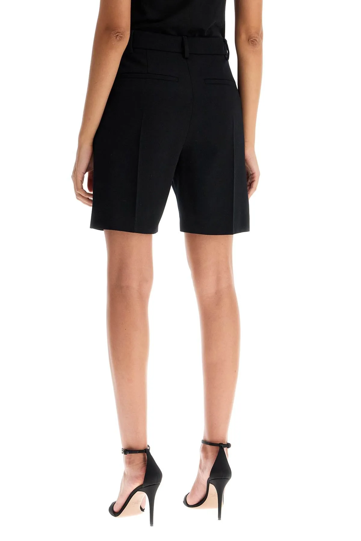 BLACK WOOL BERMUDA SHORTS sold by Lord & Taylor product image thumbnail 3