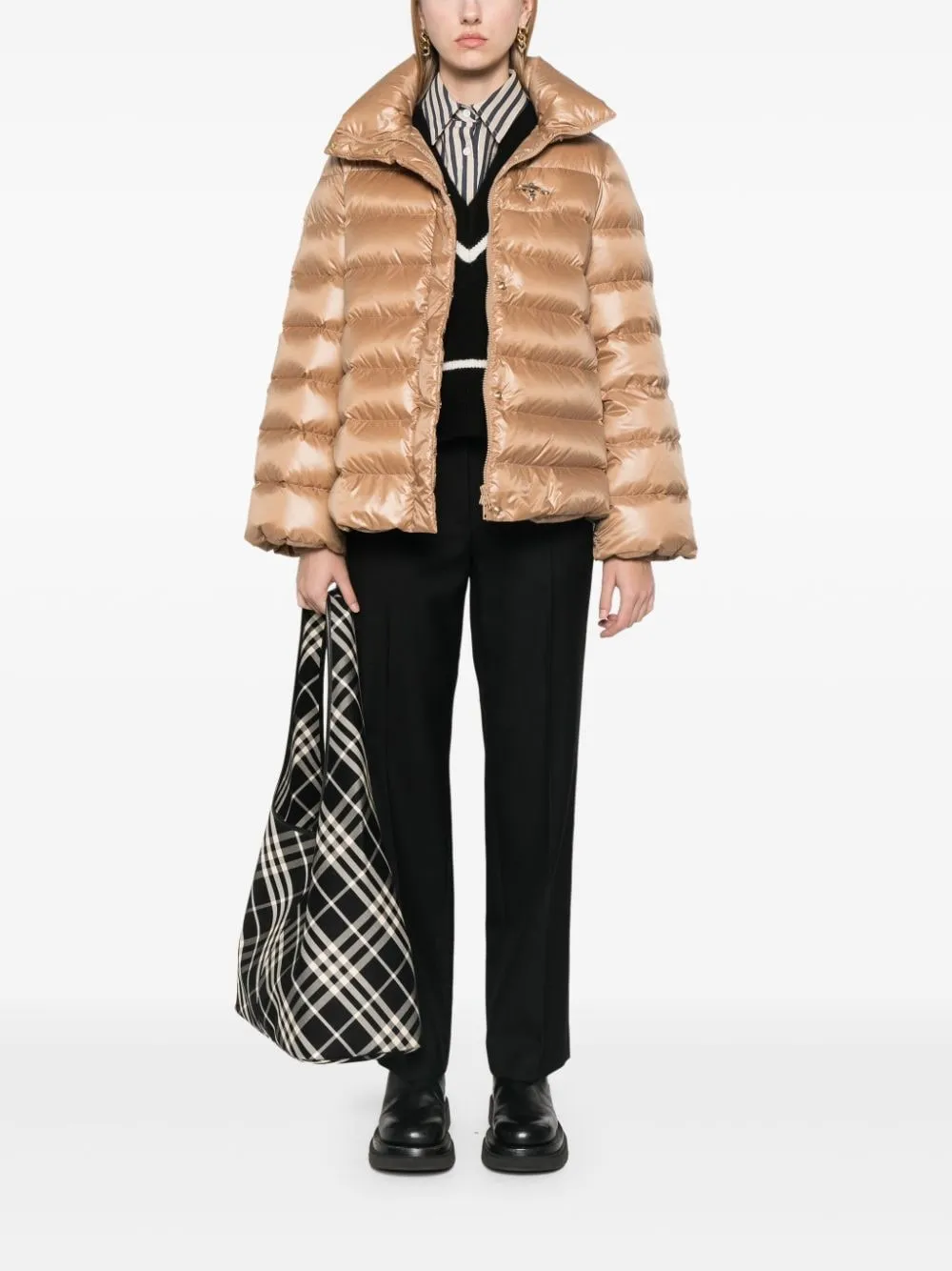 QUILTED PUFFER JACKET sold by Lord & Taylor product image thumbnail 4