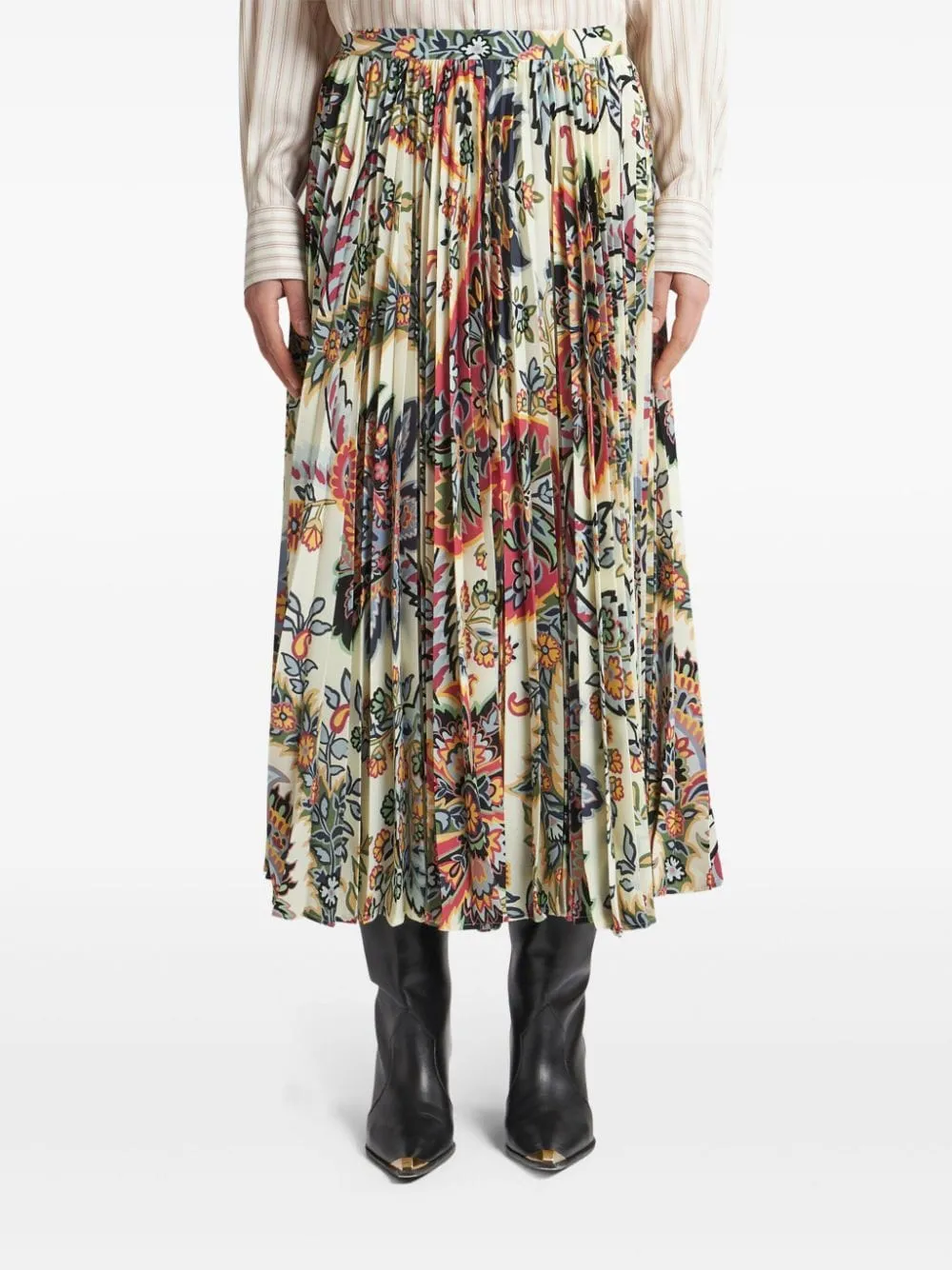 PRINTED MIDI SKIRT sold by Lord & Taylor product image thumbnail 2