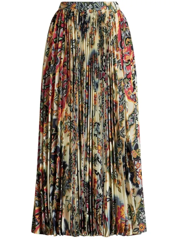 PRINTED MIDI SKIRT sold by Lord & Taylor