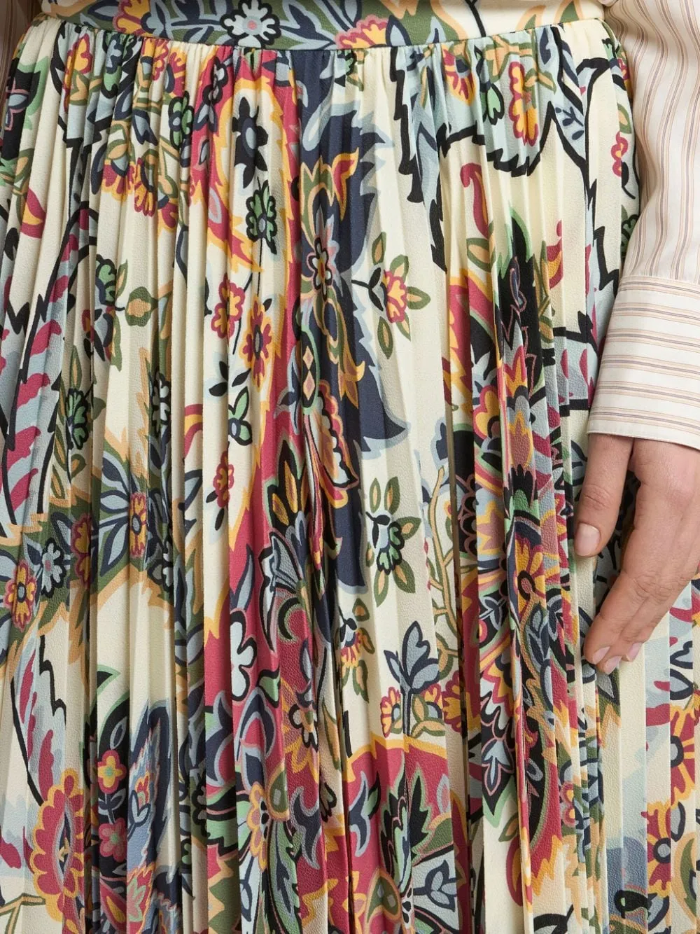 PRINTED MIDI SKIRT sold by Lord & Taylor product image thumbnail 4