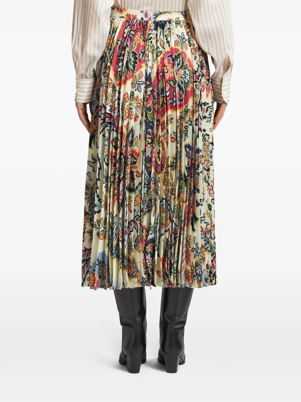 PRINTED MIDI SKIRT sold by Lord & Taylor product image thumbnail 3