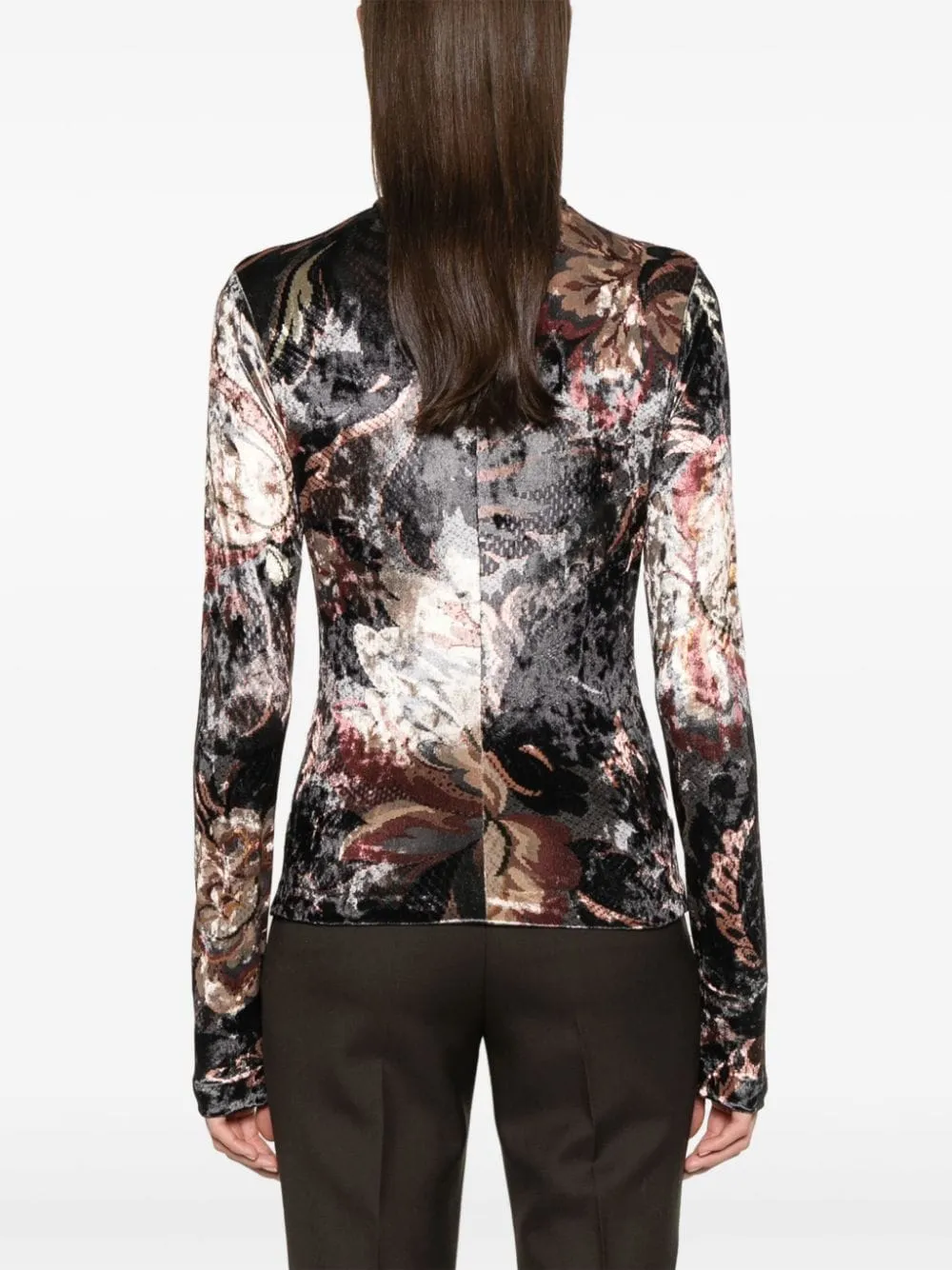 PRINTED HIGH-NECK SWEATER sold by Lord & Taylor product image thumbnail 5