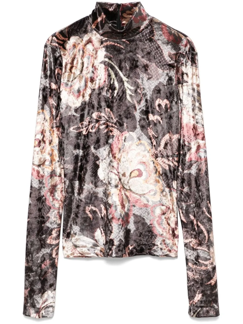 PRINTED HIGH-NECK SWEATER sold by Lord & Taylor