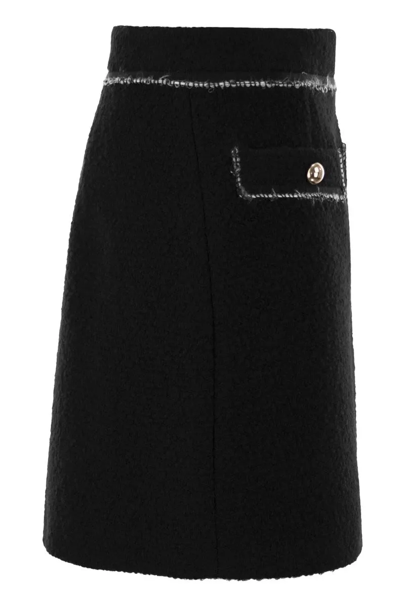 WOOL SHORT SKIRT sold by Lord & Taylor product image thumbnail 3