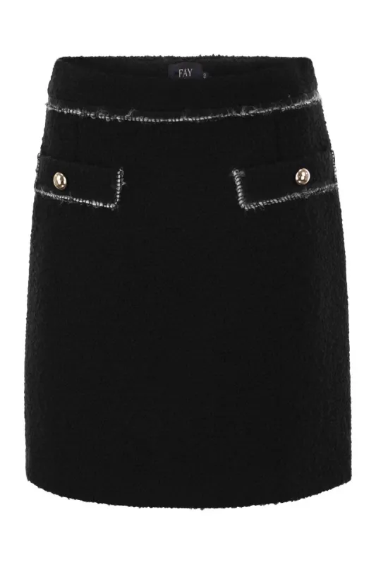 WOOL SHORT SKIRT sold by Lord & Taylor